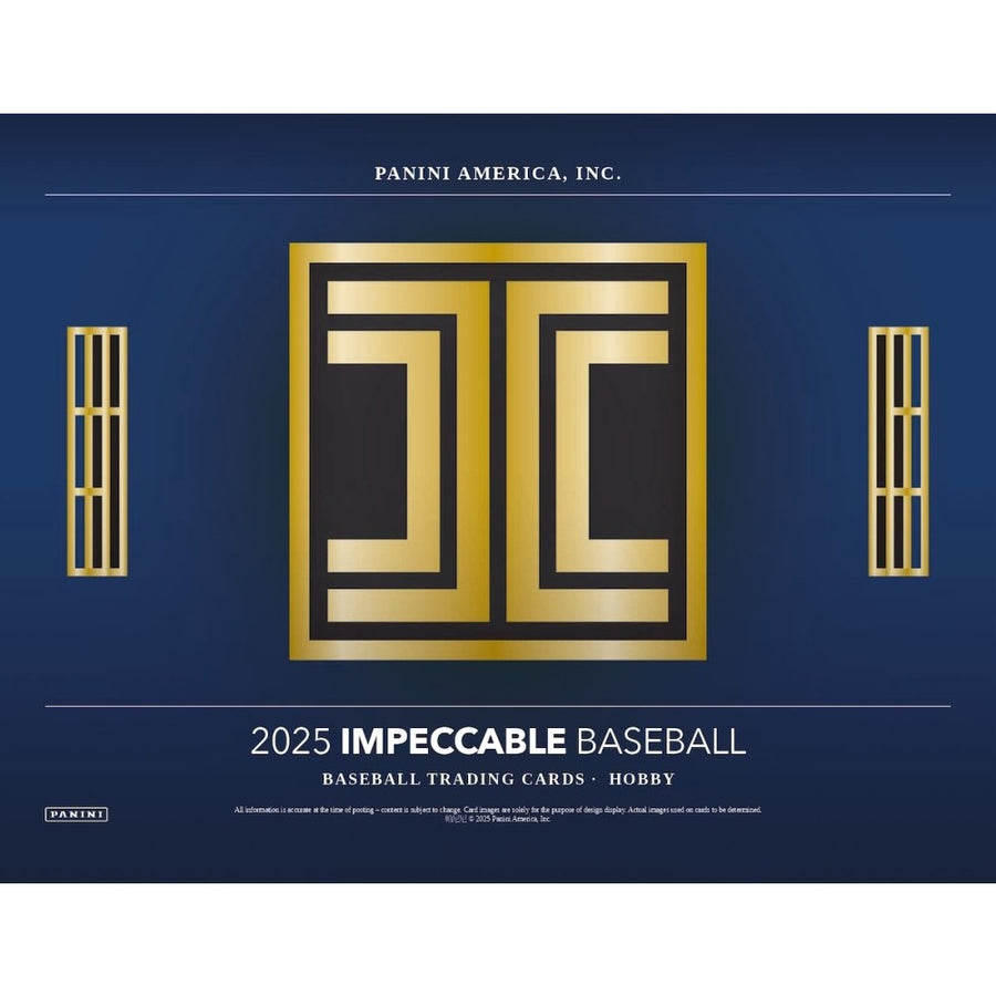 2025 Panini Impeccable Baseball Hobby 3 Box Case