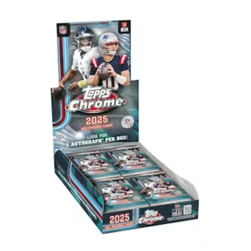 2025 Topps Chrome Football Hobby Box